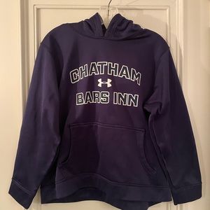 Under Armour Navy Blue Hoodie. Boys YLG